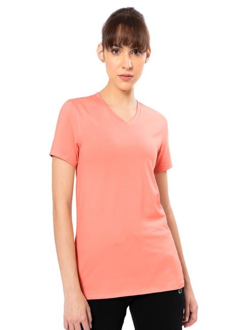 Amante Pink Regular Fit Sports T-Shirt-picture-13