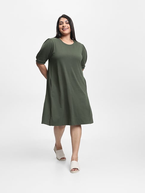 westside olive green dress Buy Olive Lov Dresses for Women Online in India