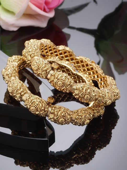 Gold plated kangan hot sale with price