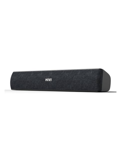 Mivi Fort S16, 16 W Bluetooth Soundbar with 2 Full Range Drivers, Made In India (Black, 2.0 Channel)