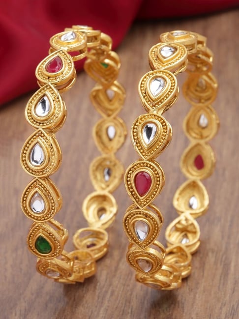 Kundan deals bangles gold