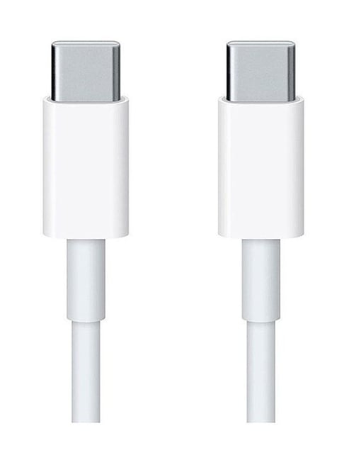 Apple 2m USB-C to USB-C Charge Cable with Cable (White)
