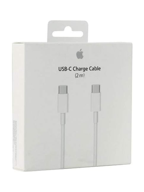 Apple 2m USB-C to USB-C Charge Cable with Cable (White)