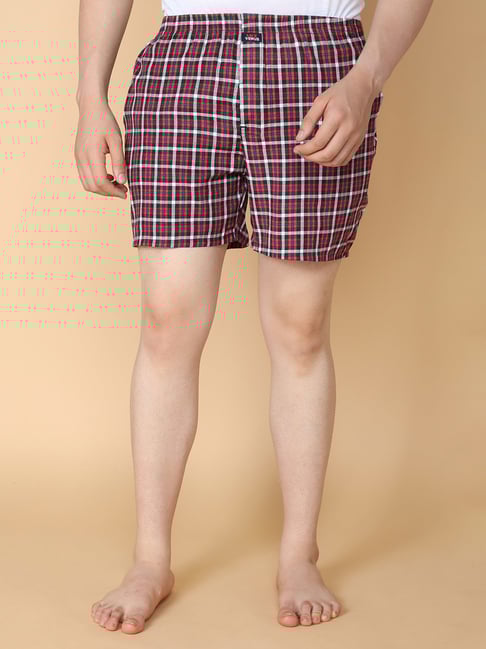 LUX Venus Assorted Check Boxers