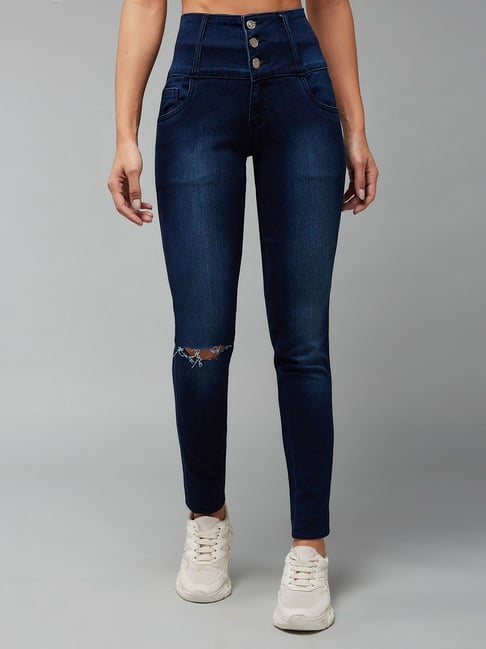 Jax Distressed Denim Skinny Jeans | Jess Lea Boutique