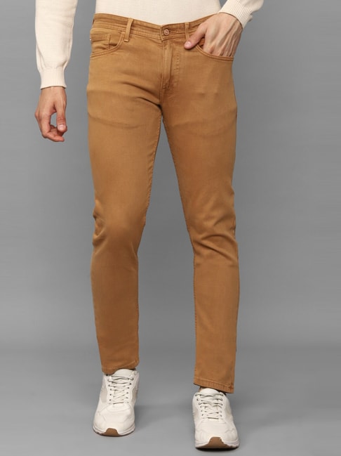 Buy American Noti Brown Cotton Lycra Denim Stretchable Skinny fit Stylish  Mens Jeans 38 at Amazonin