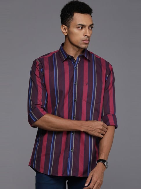 allen solly striped shirt