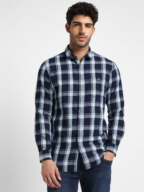 Jeans Checked Shirt Men's Style Jeans Red Checkered Shirt