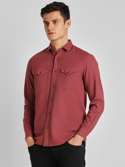 Buy Red Full Sleeves Shirt for Boys Online at Jack&Jones Junior |292967401