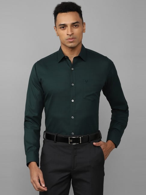 Buy Green Shirts for Men by VAN HEUSEN Online | Ajio.com