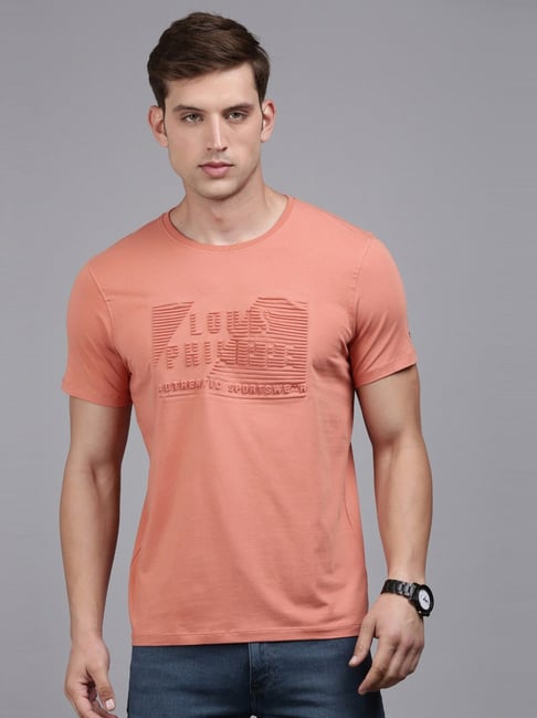 Louis Philippe Sport Men's Printed Slim fit T-Shirt