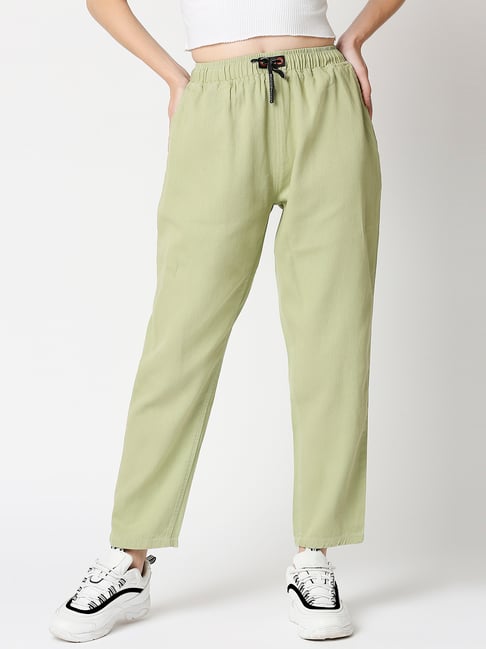 CottonOn Curve cargo trousers in khaki  ASOS