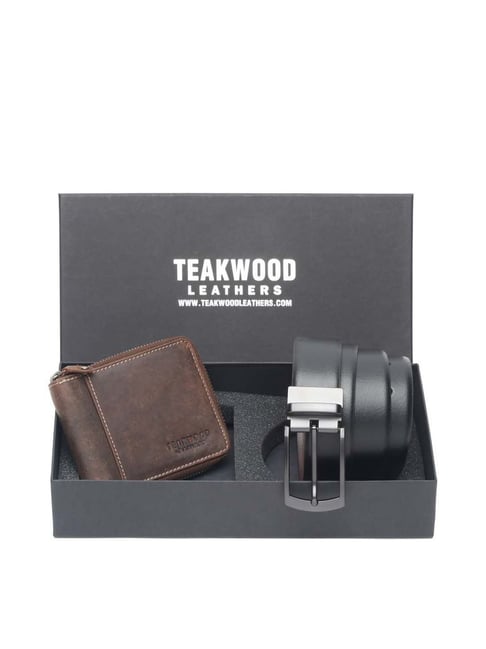 Custom Leather Wallet Gift Set | Leather Wallet & Belt Combo Gift Set for  Men