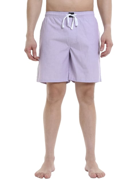 Don Vino Light Purple Regular Fit Boxer Shorts