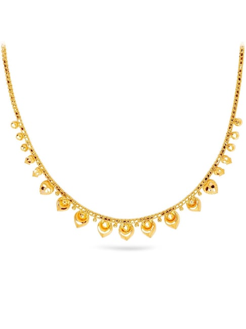 Kalyan jewellers online on sale shopping gold necklace