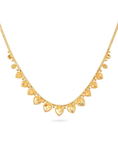 Kalyan jewellers gold hot sale necklace designs with weight