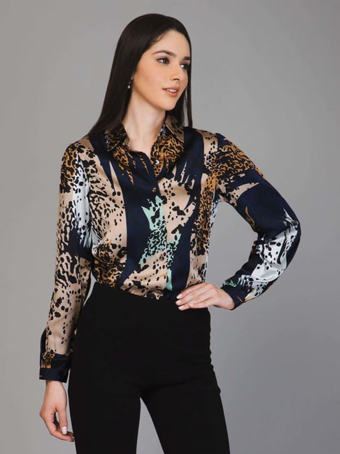 PURYS Multicolored Printed Shirt-picture-36