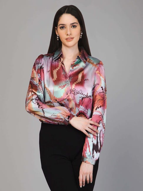 PURYS Multicolored Printed Shirt-picture-46