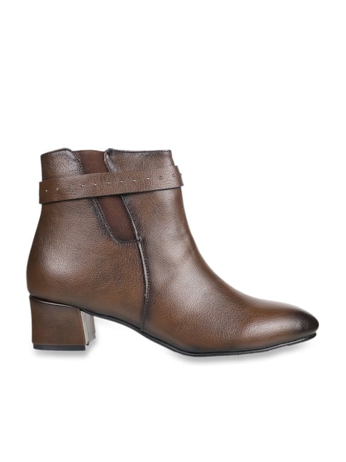 Metro Women's Brown Chelsea Boots-picture-39