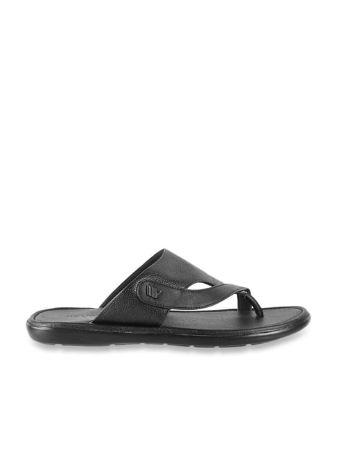 Walkway Men's Black Toe Ring Sandals-picture-24