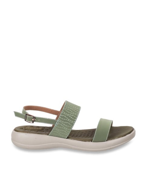 Mochi Women's Green Back Strap Sandals-picture-42