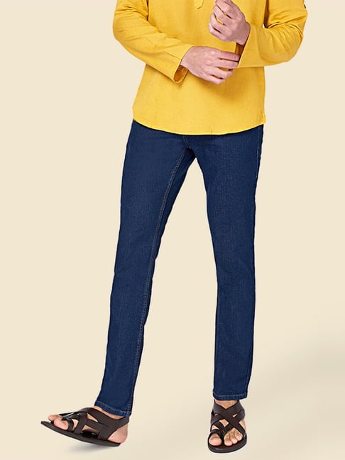 YU by Pantaloons Dark Blue Slim Fit Jeans-picture-28