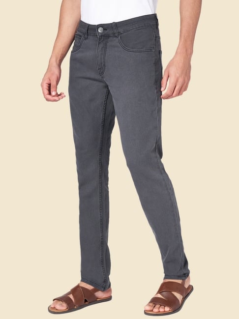 YU by Pantaloons Grey Slim Fit Jeans