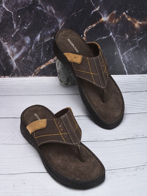 Buy Woodland Men Suede Leather Comfort Sandals - Sandals for Men 6989420 |  Myntra