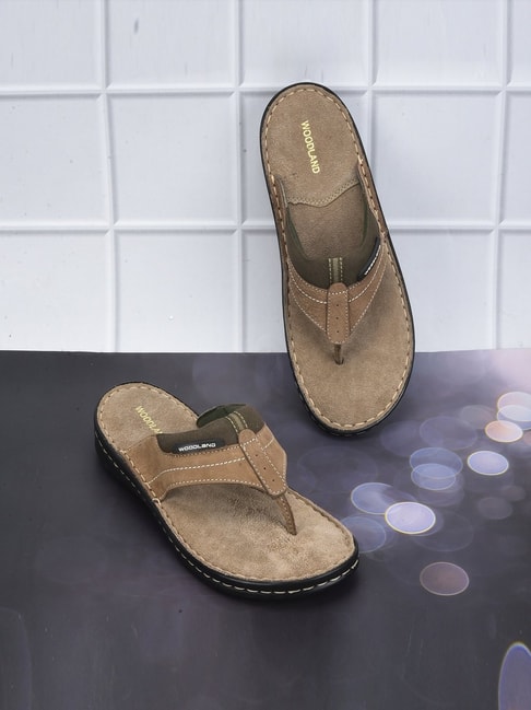 Buy Woodland FlipFlops For Men  Brown  Online at Low Prices in India   Paytmmallcom