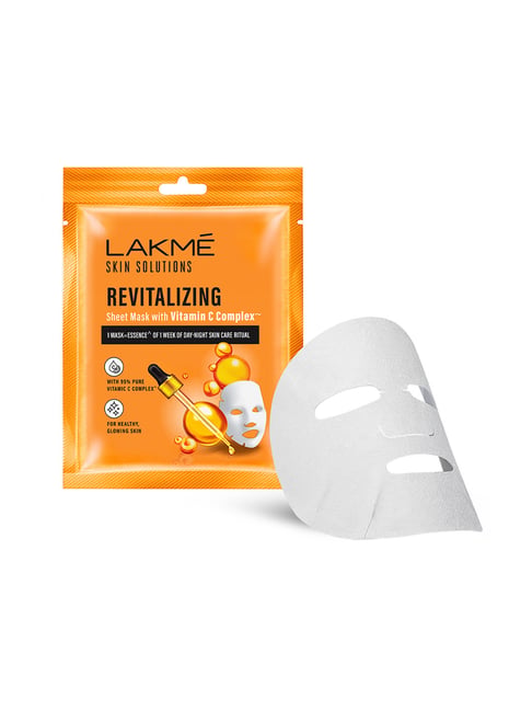 Lakme Skin Solutions Sheet Mask Revitalizing with Vitamin C-image-1