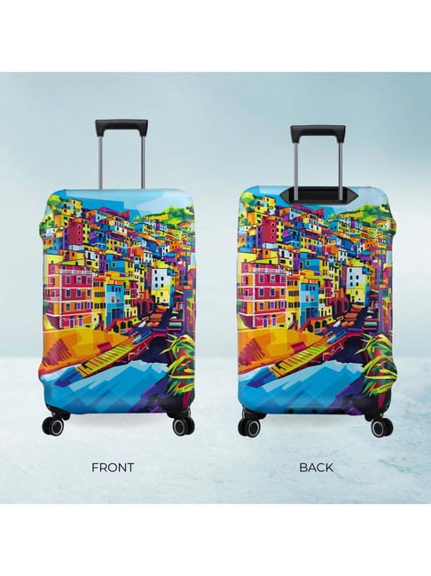 Travel Extras: Nasher Miles Multicolor Polyester Protective Luggage Cover  Set of 2