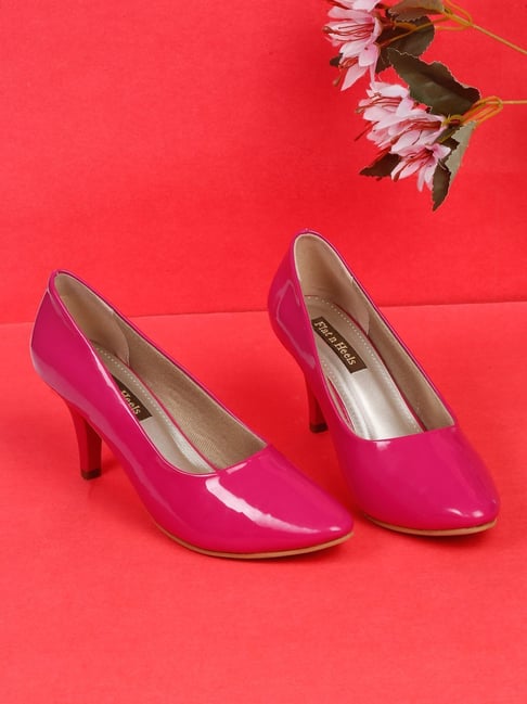 Buy Flat N Heels Women s Pink Stiletto Pumps for Men at Best Price Tata CLiQ