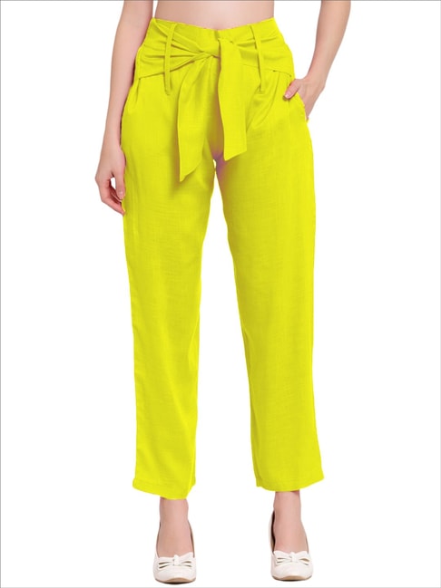 Buy Yellow Cotton Full Length Ethnic Pant for Women Online at Fabindia |  20090776