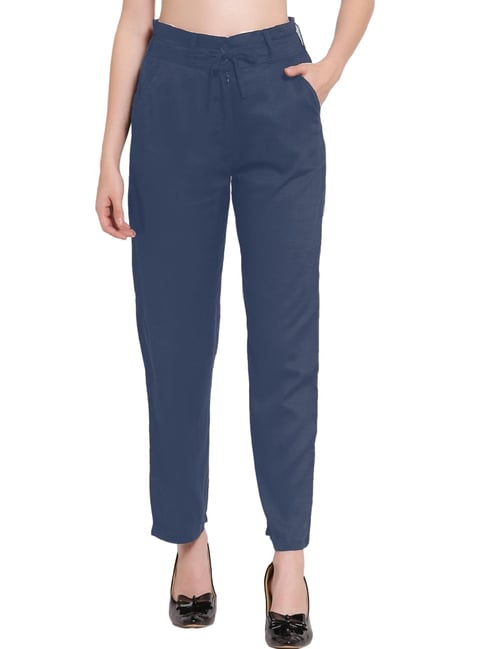 Slim Fit Ankle Grazer Tailored Trousers | boohoo