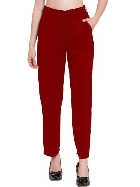 East West Women's Pique Flared Trousers