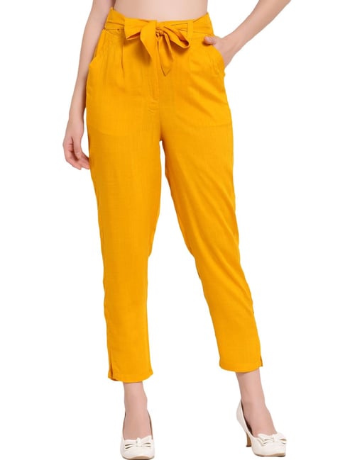 Buy Readiprint Fashions Slim Fit Cigarette Trousers - Trousers for Women  25684194 | Myntra