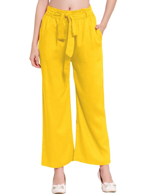 Paperbag pants Jalia | yellow... | ba&sh | Little Soho