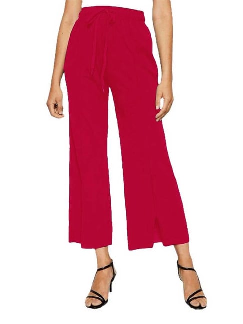 Hot Pink Relaxed Fit Dad Trouser  Simply Be