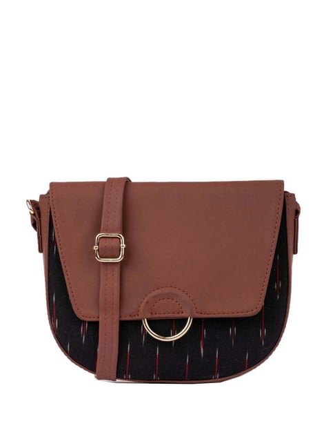 Buy ZOUK Black Printed Small Sling Handbag Online At Best Price