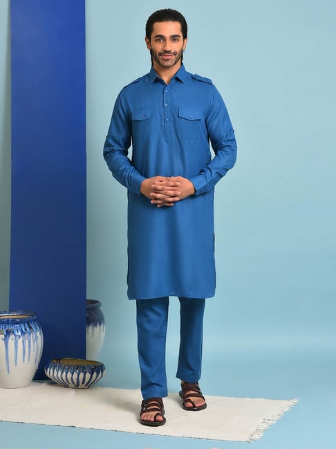 Sky discount blue pathani