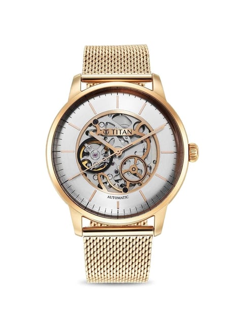 Buy Online Titan Nebula Nebula Quartz Analog 18 Karat Solid Gold Watch for  Men - np5033dm02 | Titan