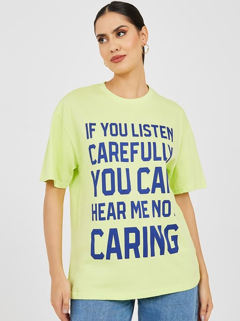 yellow longline t shirt