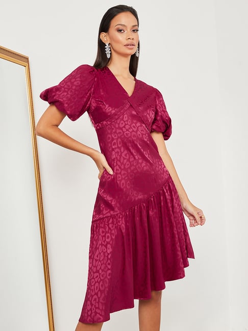 Finelylove Formal Midi Dress Short Flowy Dress For Women Neck Solid  Sleeveless A-line Pink - Walmart.com
