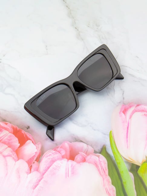 Ted Smith Grey Square UV Protection Unisex Sunglasses-picture-23