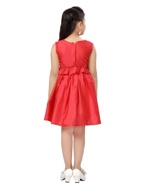 Gergan Red Dress – Untitled Co.