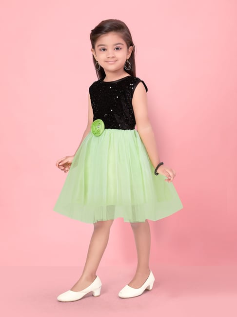 ROOP RANG APPARELS Women Fit and Flare Light Green Dress - Buy ROOP RANG  APPARELS Women Fit and Flare Light Green Dress Online at Best Prices in  India | Flipkart.com