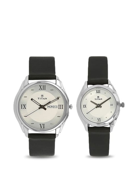 Titan couple hotsell watch set