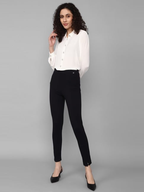 Allen Solly Black High Rise Jeggings