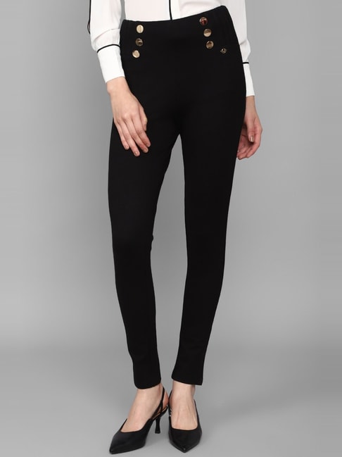 Allen Solly Womens Trousers and Pants  Buy Allen Solly Womens Black  Trousers Online  Nykaa Fashion