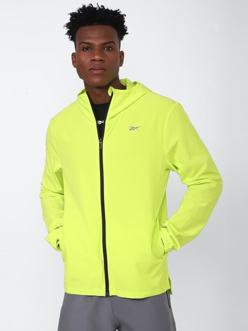 Reebok green sale jacket